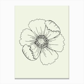Poppy Flower Canvas Print