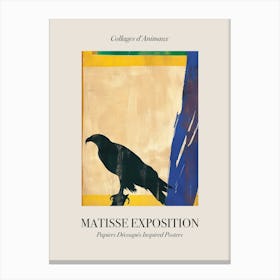 Hawk 4 Matisse Inspired Exposition Animals Poster Canvas Print
