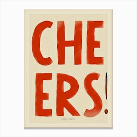 Cheers Canvas Print