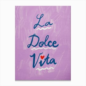 La Dolce Vita 2 Canvas Print