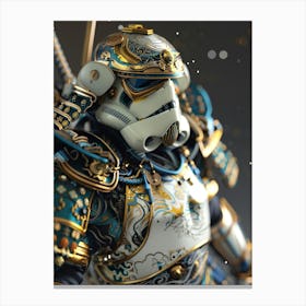 Stormtropper As A Vintagepunk Samurai 25 Canvas Print