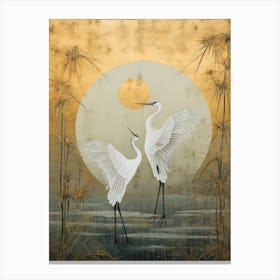 'Herons' Canvas Print