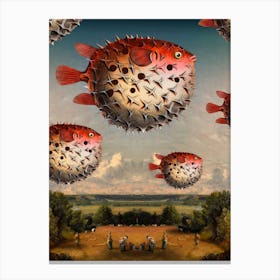 Puffer Fish Canvas Print