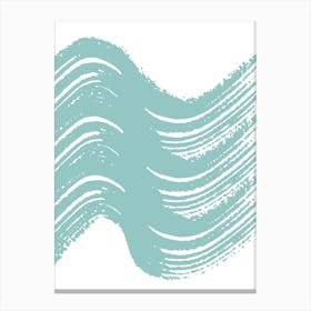 Wave Vector Illustration Canvas Print