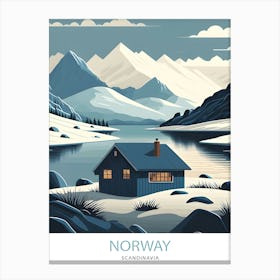 Norway TravePoster Canvas Print