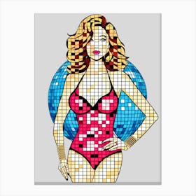 Pixel Art 1 Canvas Print