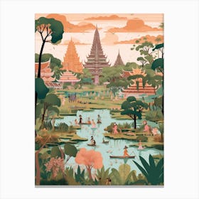 The Ayutthaya Historical Park Canvas Print