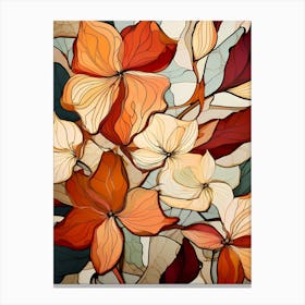 Abstract Floral Background Canvas Print