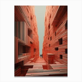 City Of Bricks Canvas Print