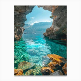 Cave In Croatia Canvas Print