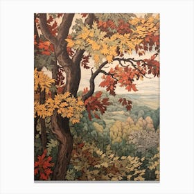 Boxelde 3 Vintage Autumn Tree Print  Canvas Print