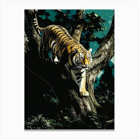 Tiger Wildlife Canvas Print