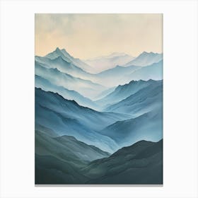 Poster Canvas Mountain 40 Canvas Print