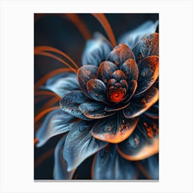 Abstract Flower 14 Canvas Print