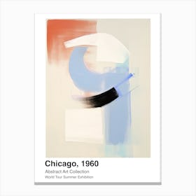 World Tour Exhibition, Abstract Art, Chicago, 1960 8 Canvas Print