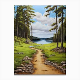 Path To The Lake 5 Canvas Print