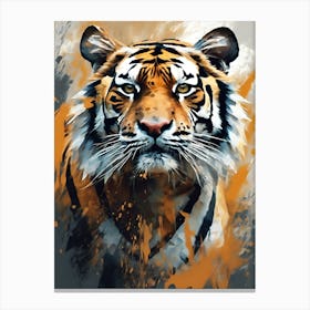 Tiger’s Majesty: A Glimpse into the Wild Canvas Print