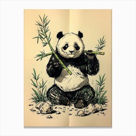 Panda Bear 11 Canvas Print