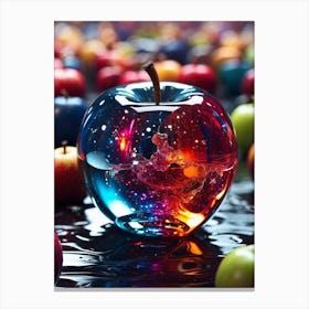 Colorful Apple Canvas Print