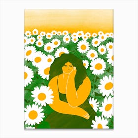 In Sunflower Canvas Print