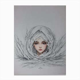 Snow Girl Canvas Print