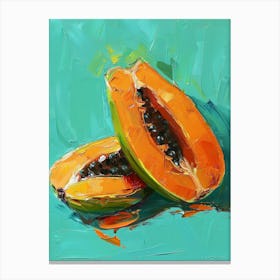 Papaya 9 Canvas Print