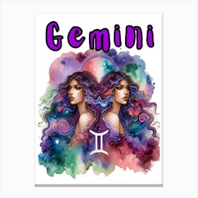 Gemini Canvas Print