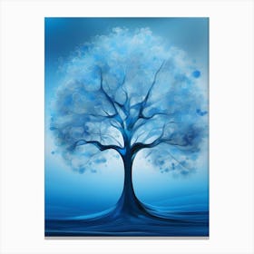 Blue Tree Canvas Art Canvas Print