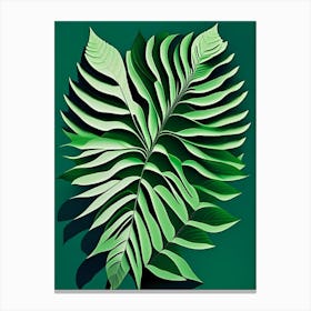 Pennyroyal Leaf Vibrant Inspired 1 Canvas Print