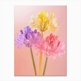 Dreamy Inflatable Flowers Agapanthus 4 Canvas Print