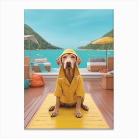 A Dog Labrador Retriever 7 Canvas Print