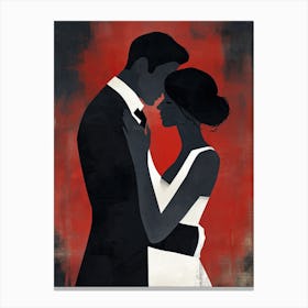 Couple In Love, Valentine's Day Series Canvas Print