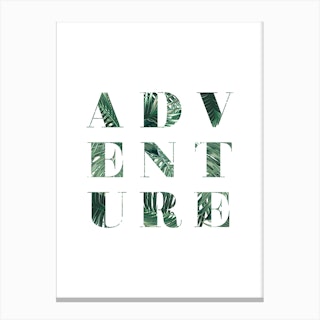 Adventure Green Canvas Print