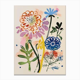 Painted Florals Queen Annes Lace 3 Canvas Print