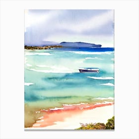 Boat Harbour Beach 4, Australia Watercolour Canvas Print