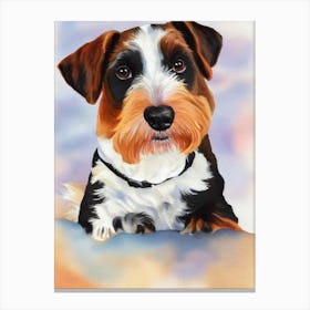Biewer Terrier 3 Watercolour dog Canvas Print