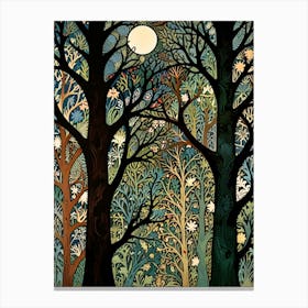 William Morris Forest 5 Canvas Print