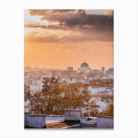 Sunset in Belgrade pt 2 Canvas Print