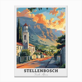 Stellenbosch Travel 2 Canvas Print