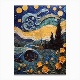 Starry Night 14 Canvas Print