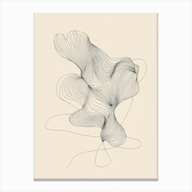 Abstract Line Drawing 2 Canvas Print