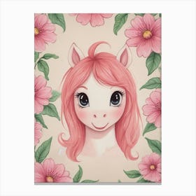 Pink Pony Canvas Print