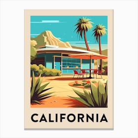 Vintage Travel Poster California 4 Canvas Print