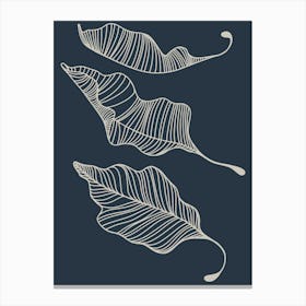 Drifting Leaves Canvas Print