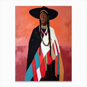Ottawa Odyssey In Abstract Art ! Native American Art Canvas Print