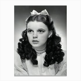 Portrait Of American Actor And Singer Judy Garland 1 Canvas Print