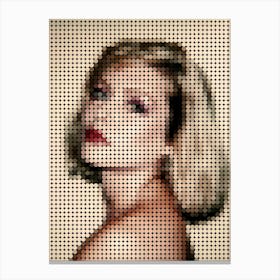 Debbie Harry In Dots Canvas Print