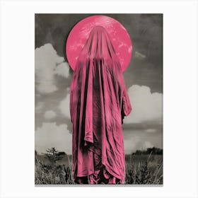 Pink Moon 6 Canvas Print