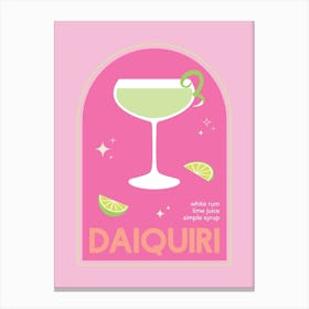 Daiquiri Cocktail Canvas Print