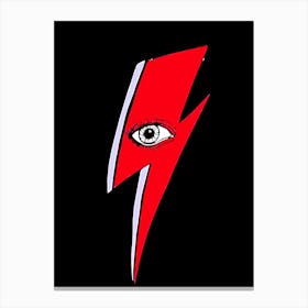 Eye Of David Bowie Canvas Print